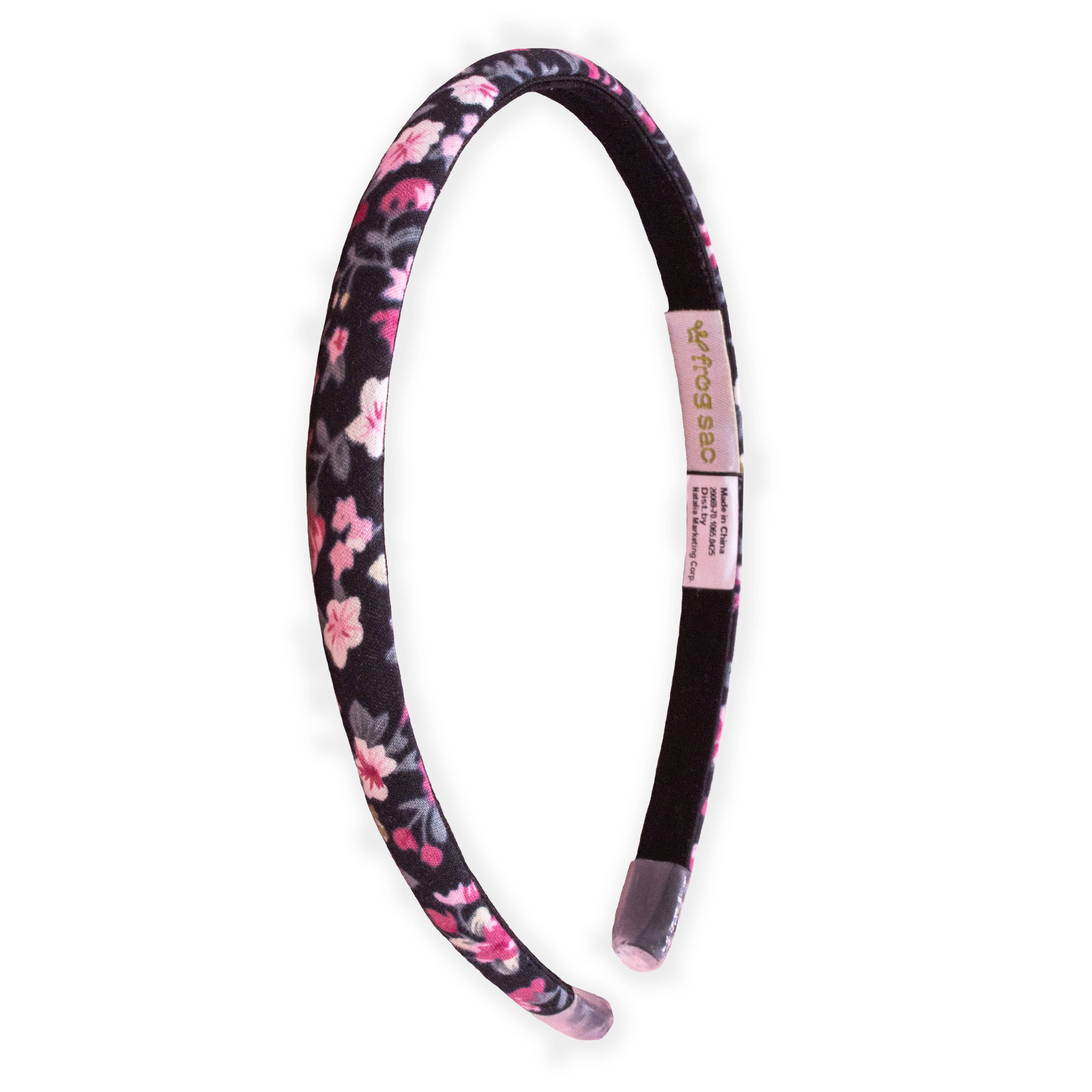 Frog Sac - Vente Serre-tête – enfant - Bandeau fin à fleurs - Accessoires pour cheveux antidérapants pour enfants22