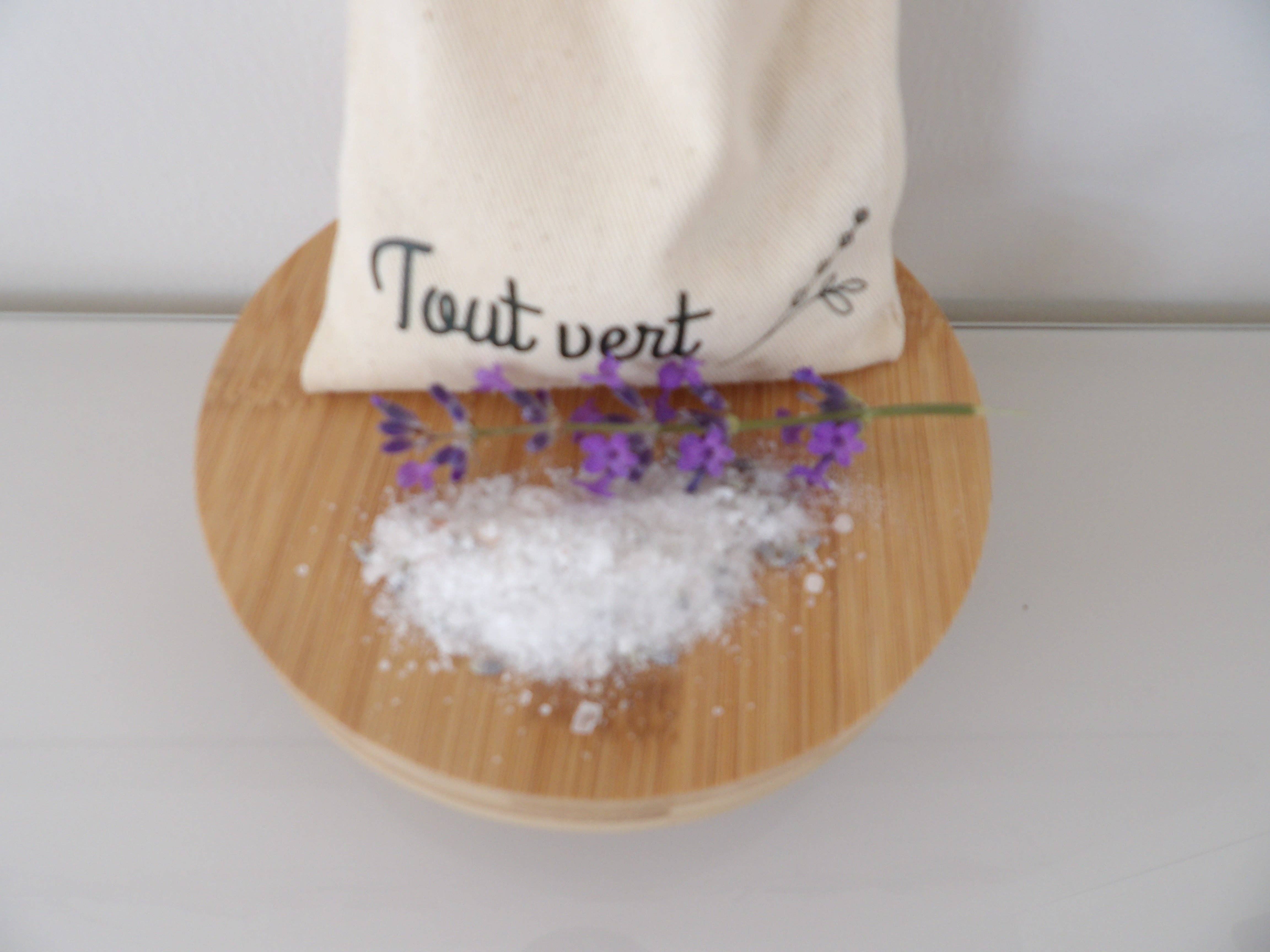 Tout vert – Sais de banho por atacado – Sal de banho lavanda Badzout2