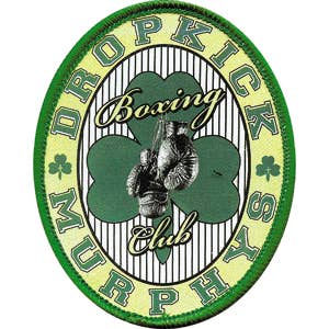 Patch - Dropkick Murphys - Boxningsklubb Oval Logo för wholesale av Square Deal Recordings & Supplies