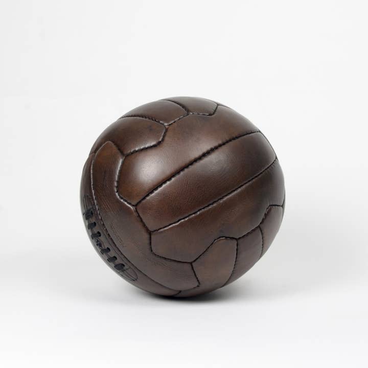 John Woodbridge Makers – wholesale Sportbollar – VINTAGE LÄDER FOTBOLL 1950