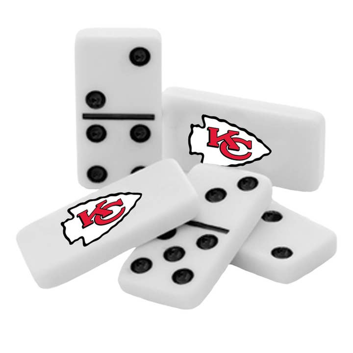 Masterpieces Puzzles - Wholesale Dominoes - Kansas City Chiefs Dominoes1