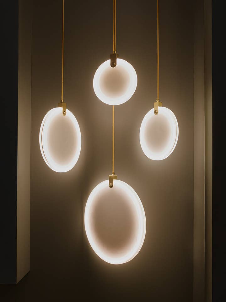 Candeeiro de Teto Suspenso em Mármore Antigo Único Aspendos 20 Cm | Iluminação Decorativa Moderna para Casas e Hotéis por atacado de HEKA LIGHTING & TRADING LTD