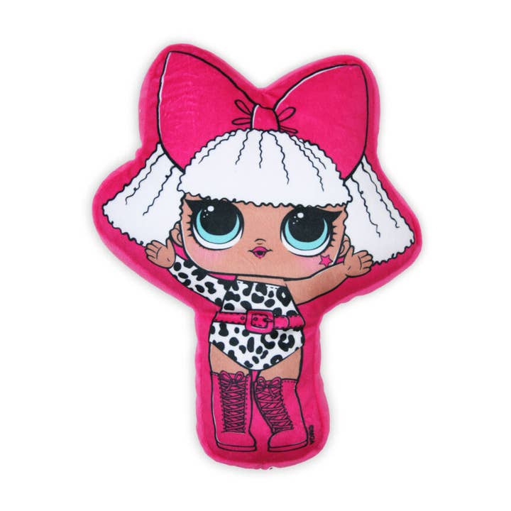 Coussin Jouet Poupée Lol Réversible Deux en Un pour la vente par Evidence
