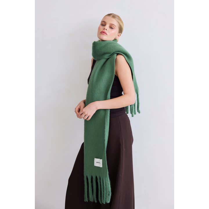 Arctic Fox & Co. - North America - Wholesale Scarf - Women's - The Stockholm Scarf - 100% Recycled - Forest Fern - FW25
