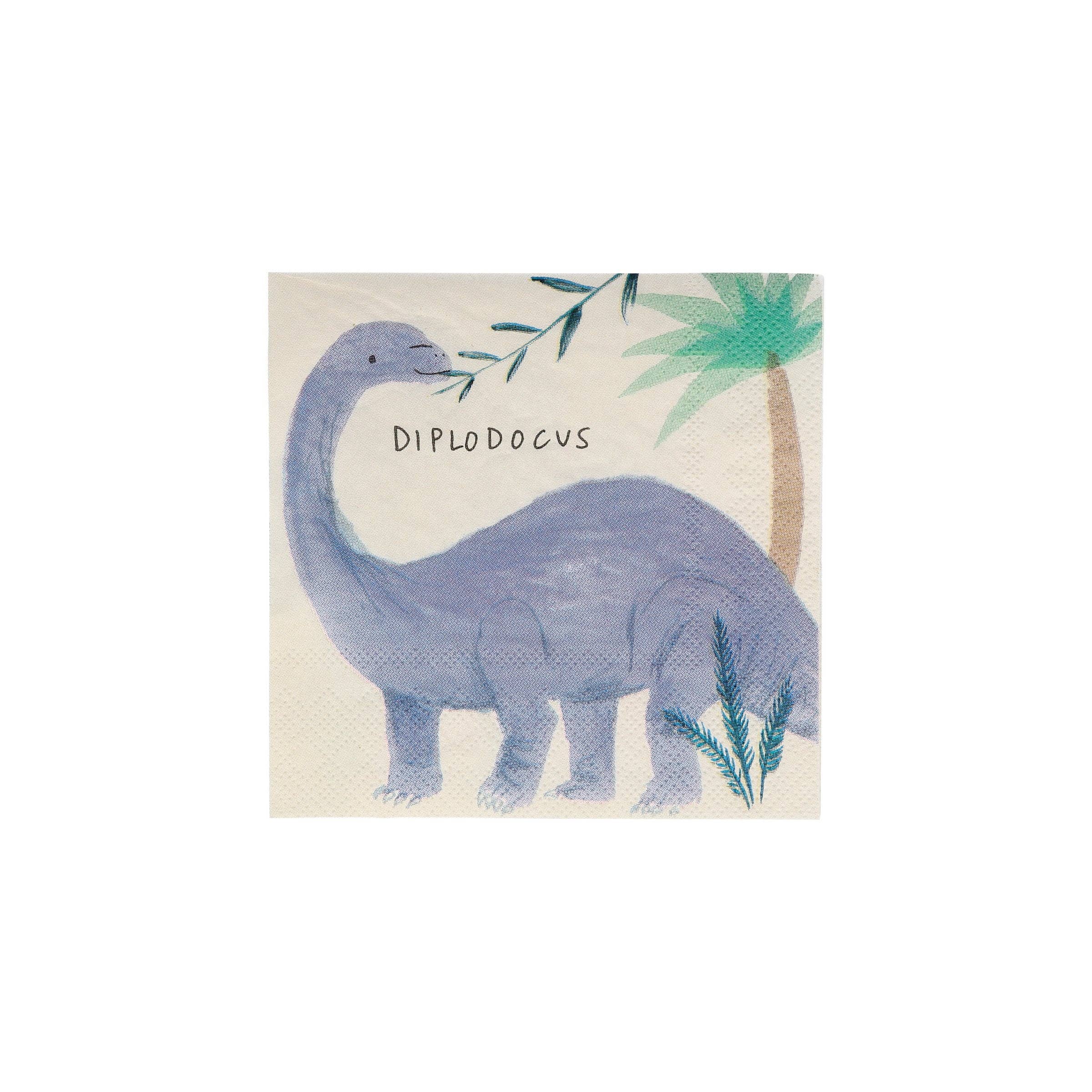 Meri Meri - Wholesale Disposable Napkin - Dinosaur Kingdom Small Napkins5
