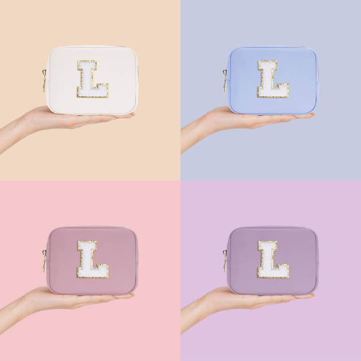 wandf – Großhandel Schmink-/Kosmetiktasche – Personalisierte Monogramm-Tasche Mini Initialen Schminktasche85