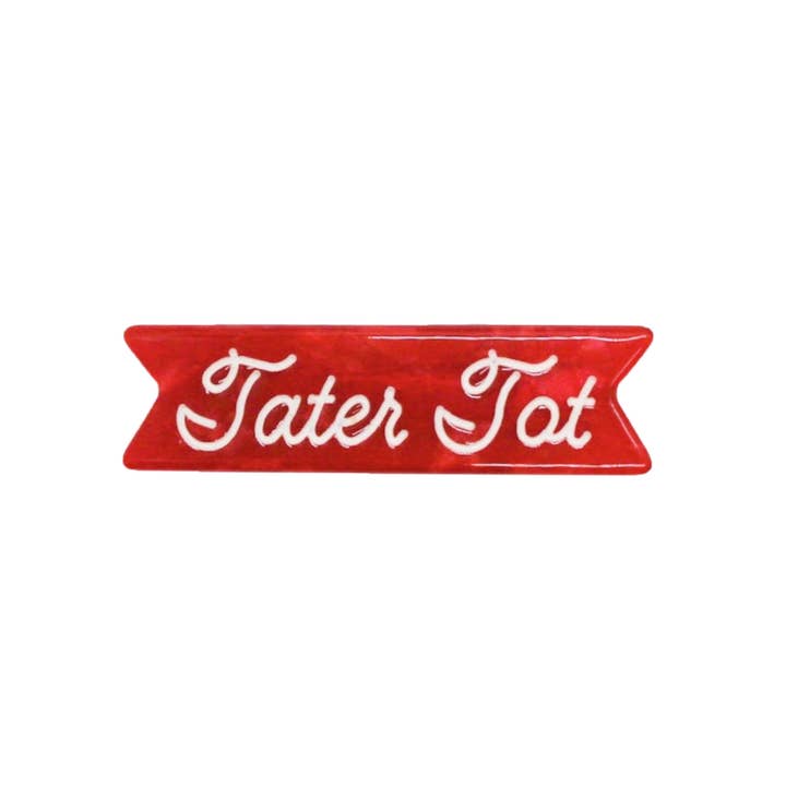 Eugenia - Wholesale Hair Clip - Kids - Tater Tot Hair Clip - cute fun hair clips Food accessories