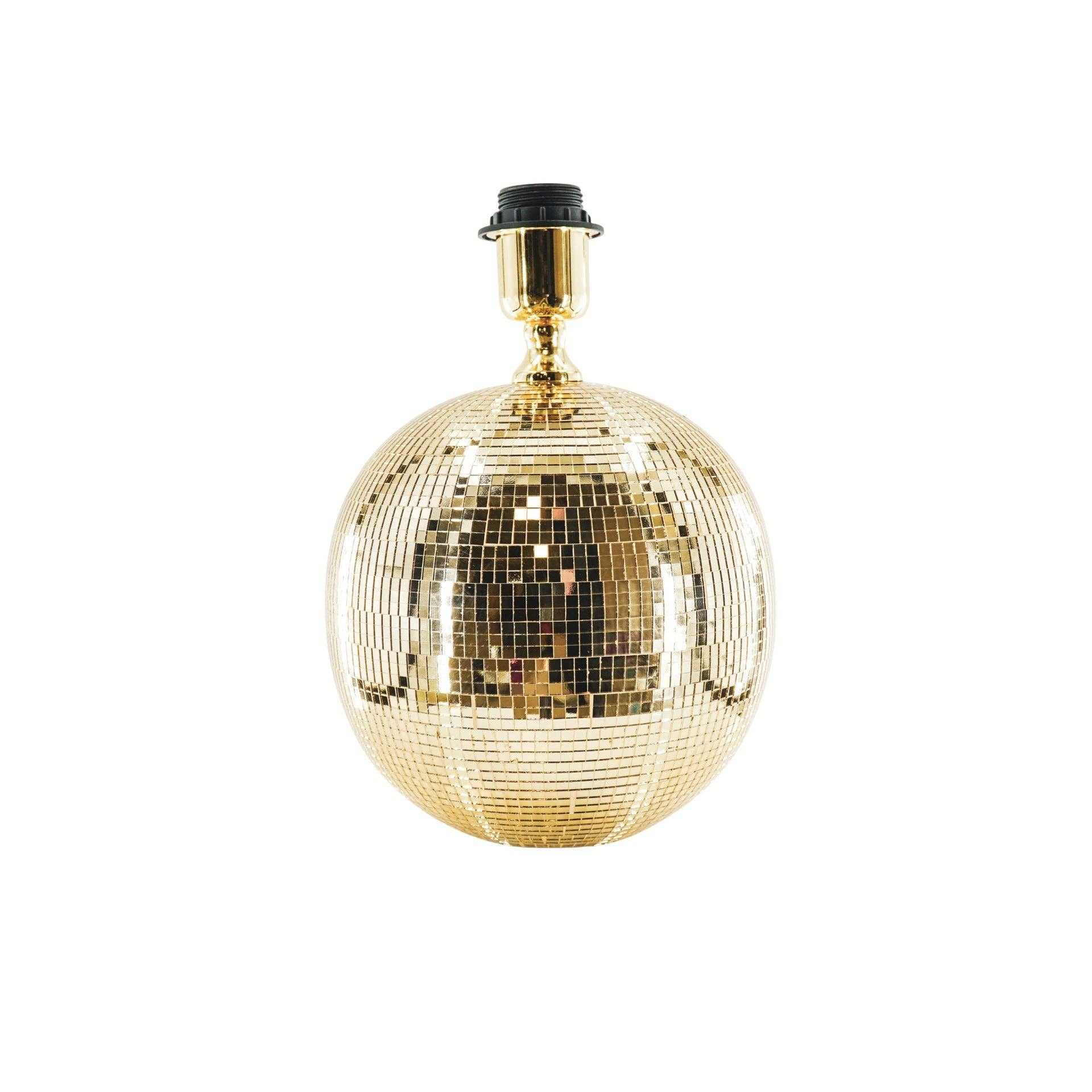Housevitamin bv - Wholesale Accent/Desk Lamp - Lamp - Table Lamp Disco ball - Glass -Gold - 20x20x20cm0