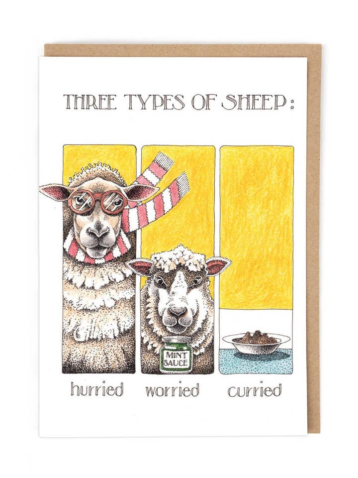 SHEEP for wholesale by Cath Tate Cards