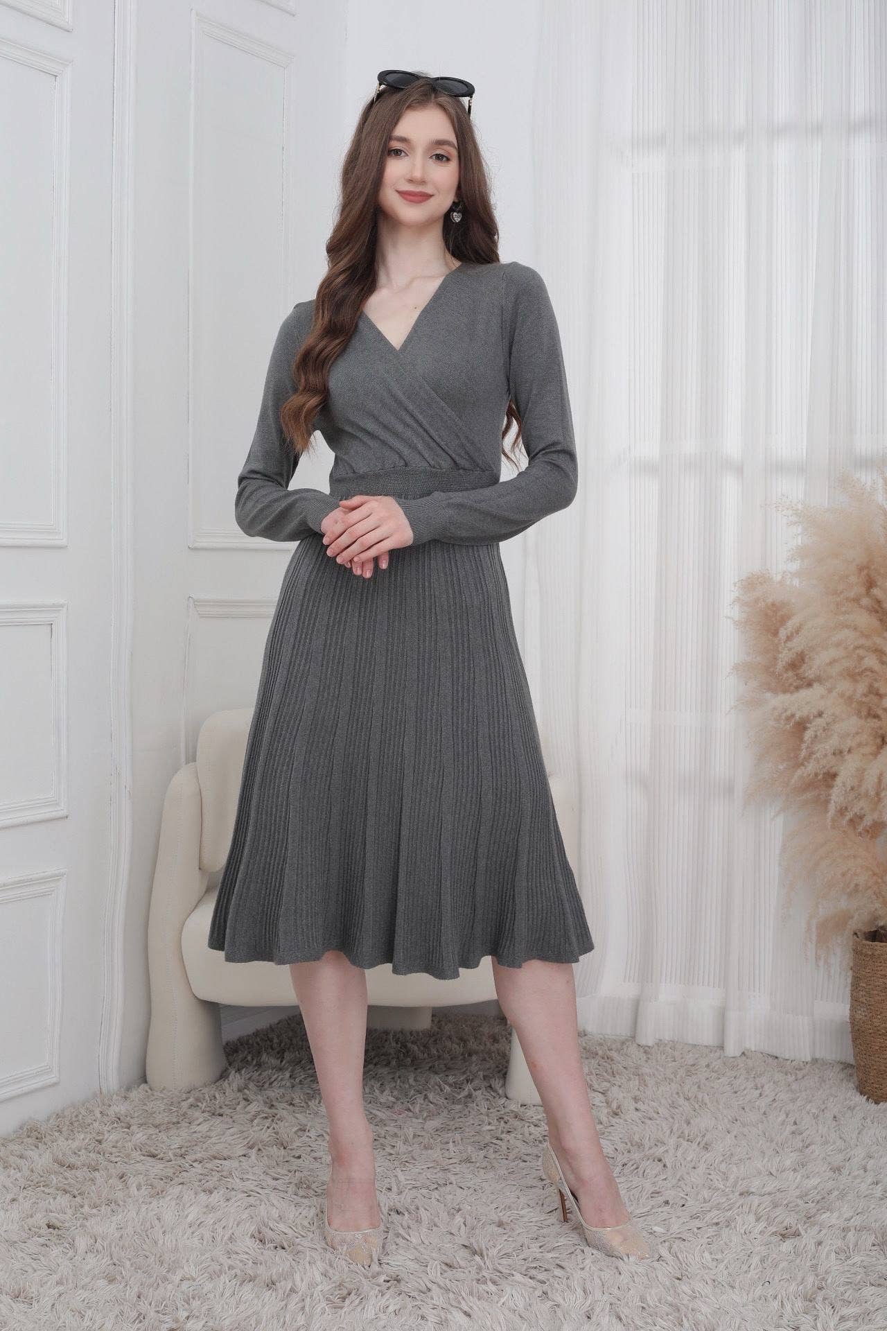 SWEET MAGIC MODA Y COMPLEMENTOS - Wholesale Dress - Women's - BASIC KNIT DRESS2