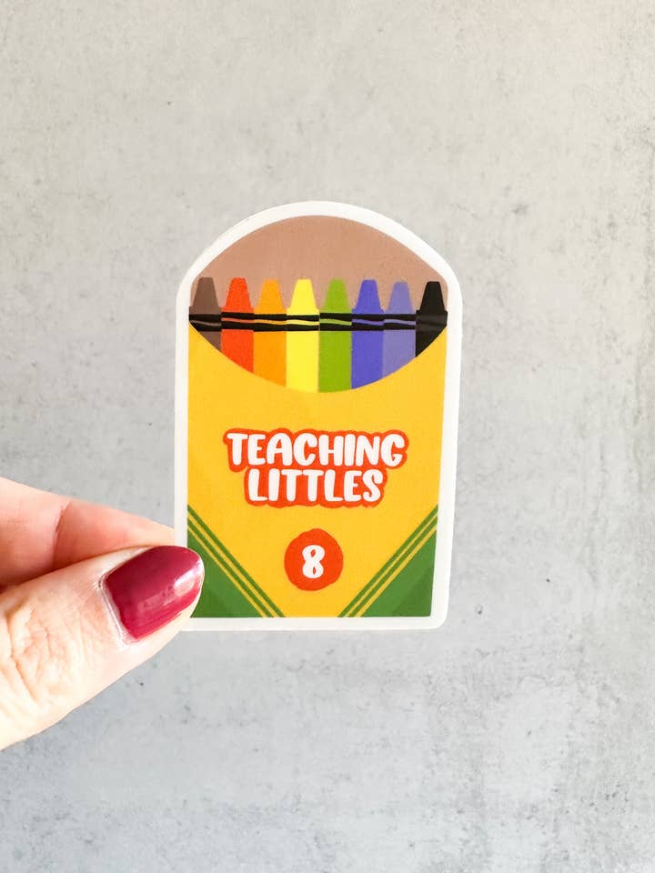Teaching Littles Sticker for wholesale by The Good Teacher Co