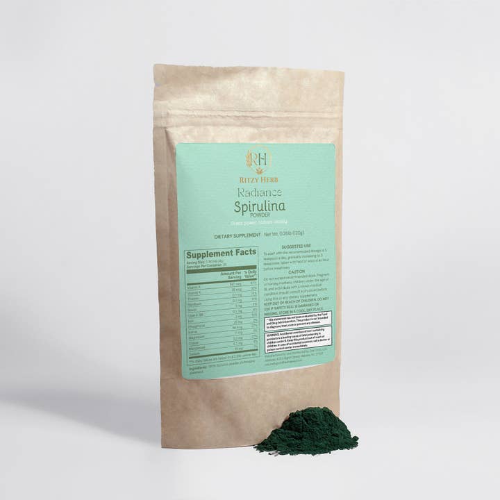 Ritzy Herb – wholesale Protein/superfood powder – Radiance Spirulina Powder2