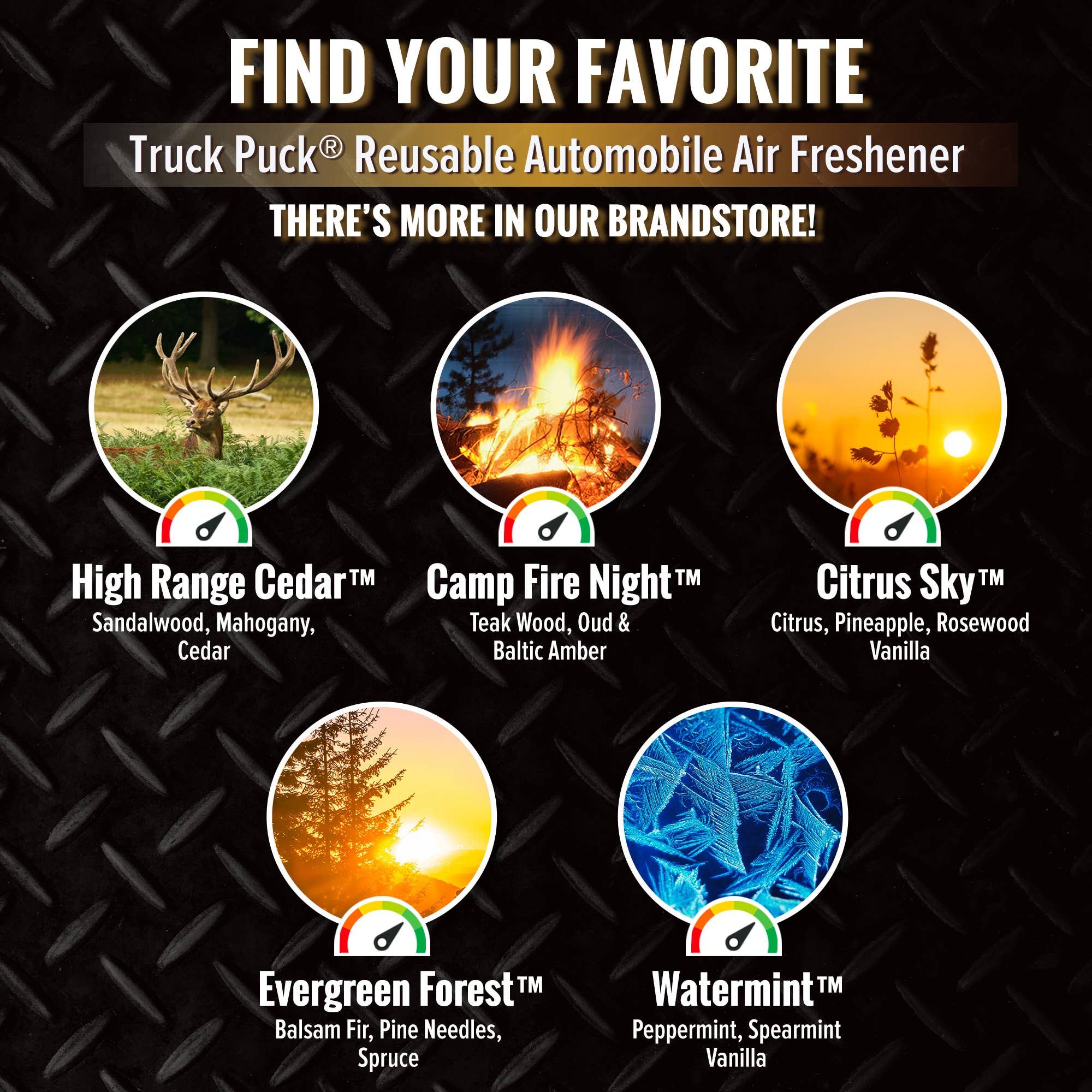 Belle Aroma® - Wholesale Car Freshener - Unisex - Truck Puck® Citrus Sky Car Vent Clip Air Freshener6