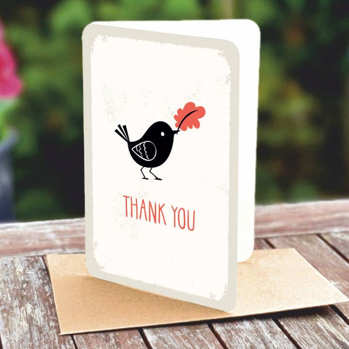 Natural paper double card 5164 for wholesale by Gutrath Verlag