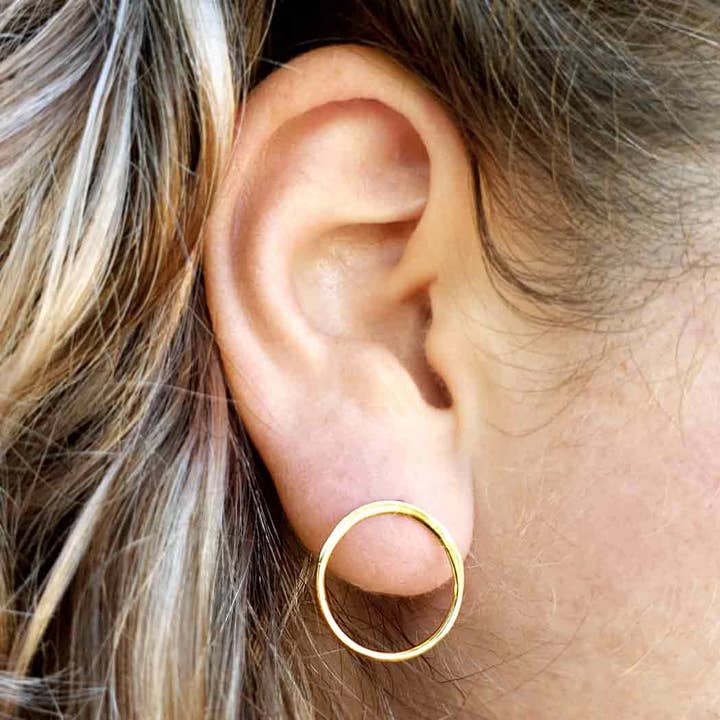 Nina Designs - Wholesale Stud/Post Earrings - Open Circle Post Earring11