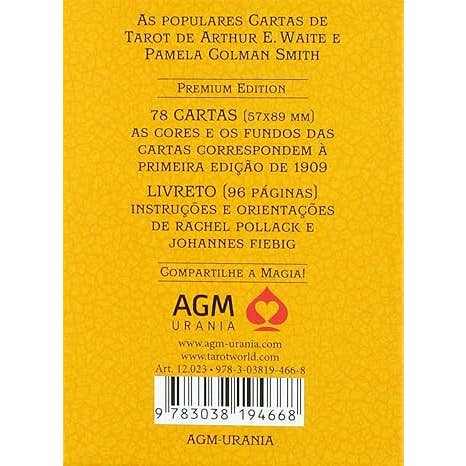 Cardshouse - Wholesale Tarot Cards - Tarot de A.E. Waite Cards Portuguese Edition AGM10