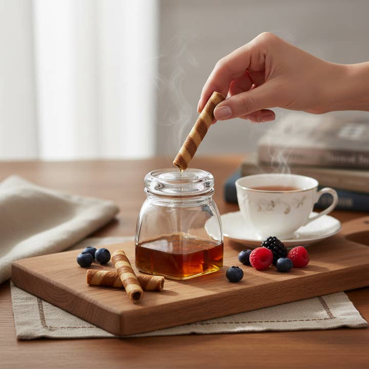 Kadra Kitchenware - Wholesale Jar - Vikko - Mini Glass Square Jars 3.5 Oz1