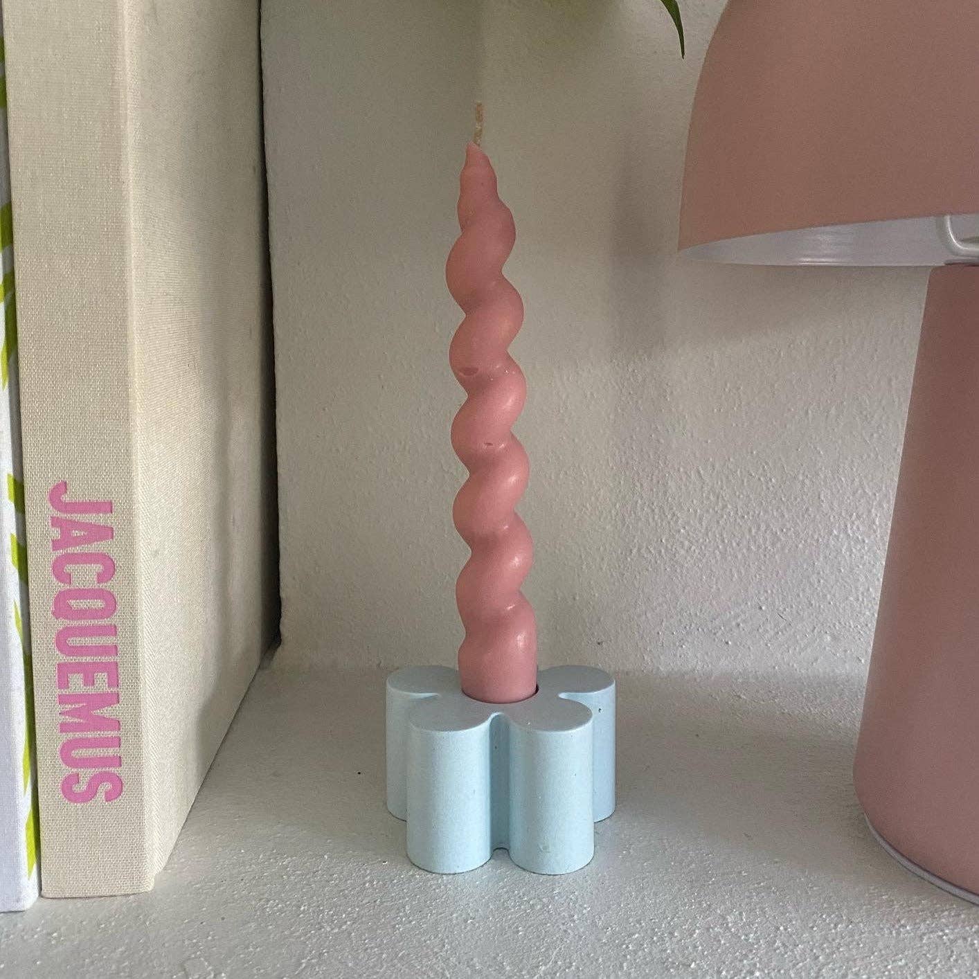 Manara Home – Suporte de vela por atacado – Porta-velas de flor feitos à mão em Jesmonite1