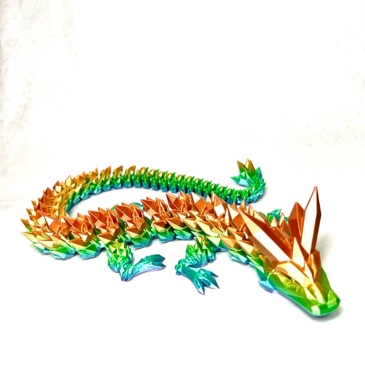 Ruby’s dragons - Vente Fidget/jouet anti-stress – enfant - Grands dragons imprimés en 3D — couleurs assorties3