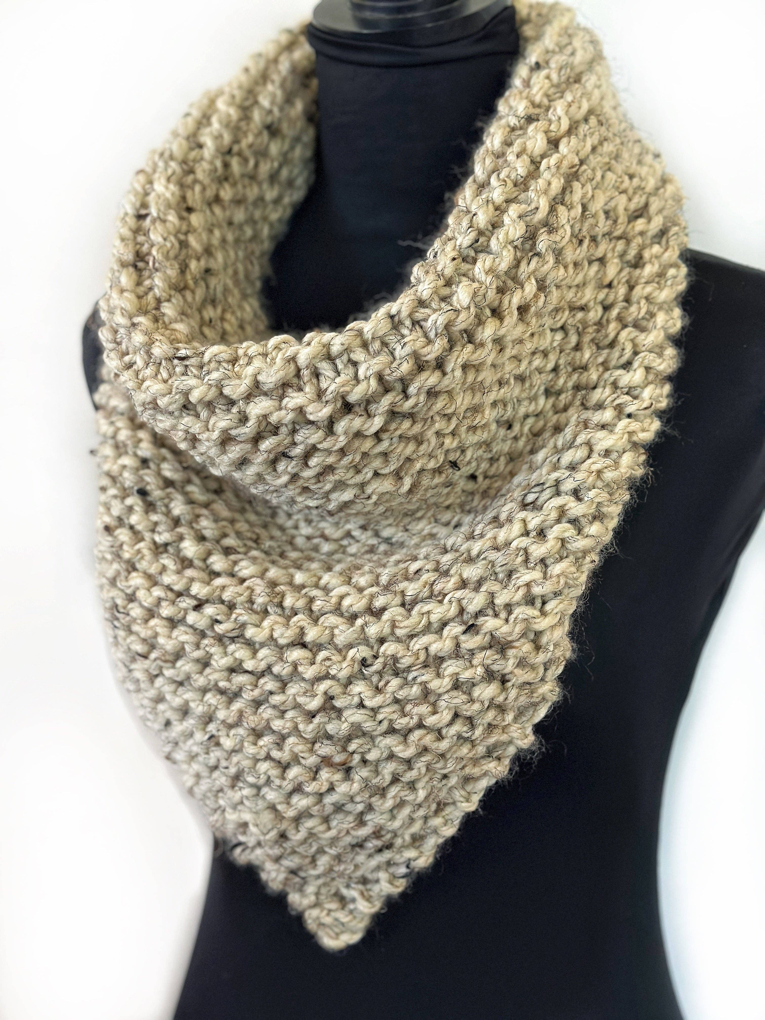 Ellikin Knits - Wholesale Bandana - Women's - Driftwood Bandana Cowl3