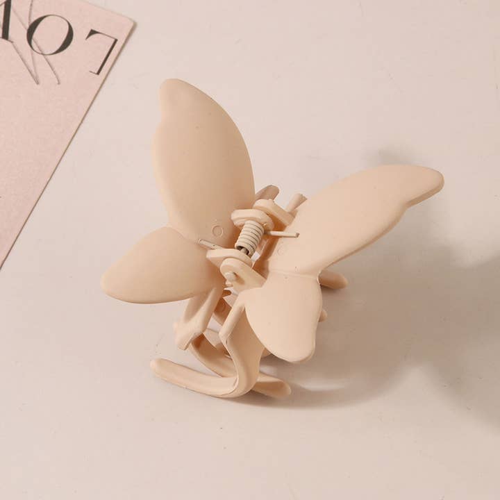 ACCITY - Wholesale Hair Clip - Women's - Matte Butterfly Hair Claw Clip – Strong & Stylish_CWAHA008722