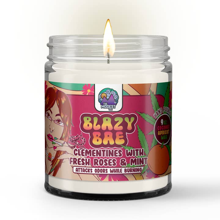 Blazy Bae- Luktborttagande ljus för wholesale av Modest&Co