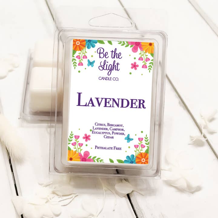 Lavendel-Sojawachsschmelze | Handgemachte Duftschmelzen für den Großhandel von Be The Light Candle Co.