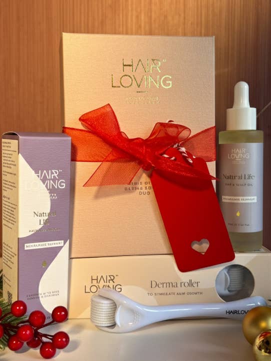 Festive Hair Regrowth Bundle - Menopause (Natural Life) for wholesale by Hair Loving