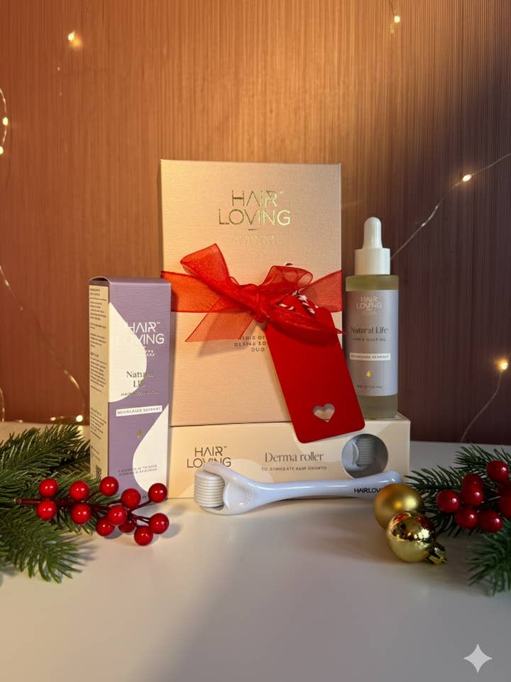 Festive Hair Regrowth Bundle - Menopause (Natural Life) for wholesale by Hair Loving