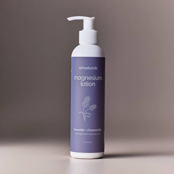 Lavender & Chamomile Magnesium Lotion - Relaxing & Sleep for wholesale by M3 Naturals