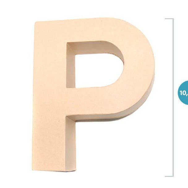 SCRAP PAPER LETTER SMALL 'P' for wholesale by Aktual / Dekora Import S.A