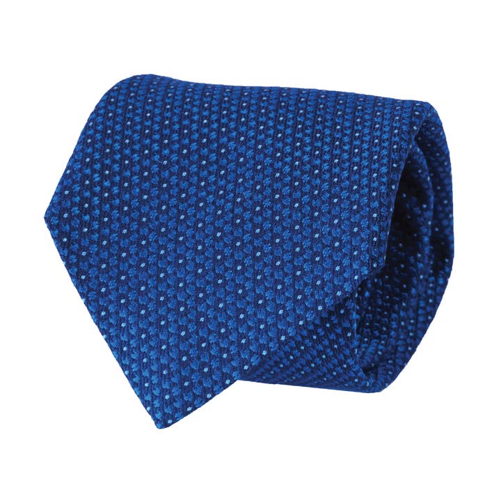Handmade Italian Silk Classic Tie - Blue for wholesale by COCHIC