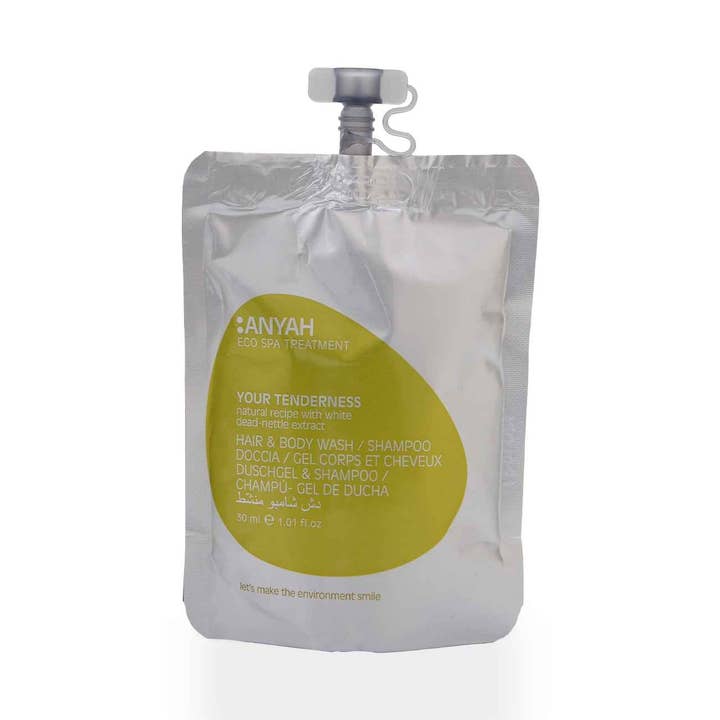 Anyah Gentle Hair & Body Wash (1.01 Fluid Ounce) - 200Pack for wholesale by GFL Cosmetics