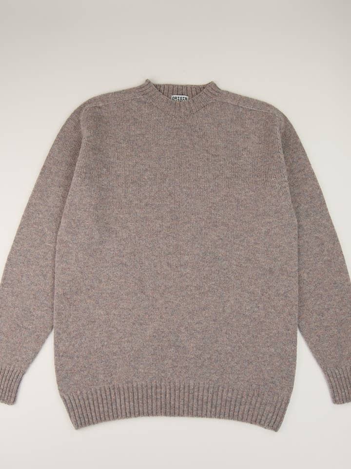 Geelong - Seamless Crew - Marmor für den Großhandel von Origin Knitwear