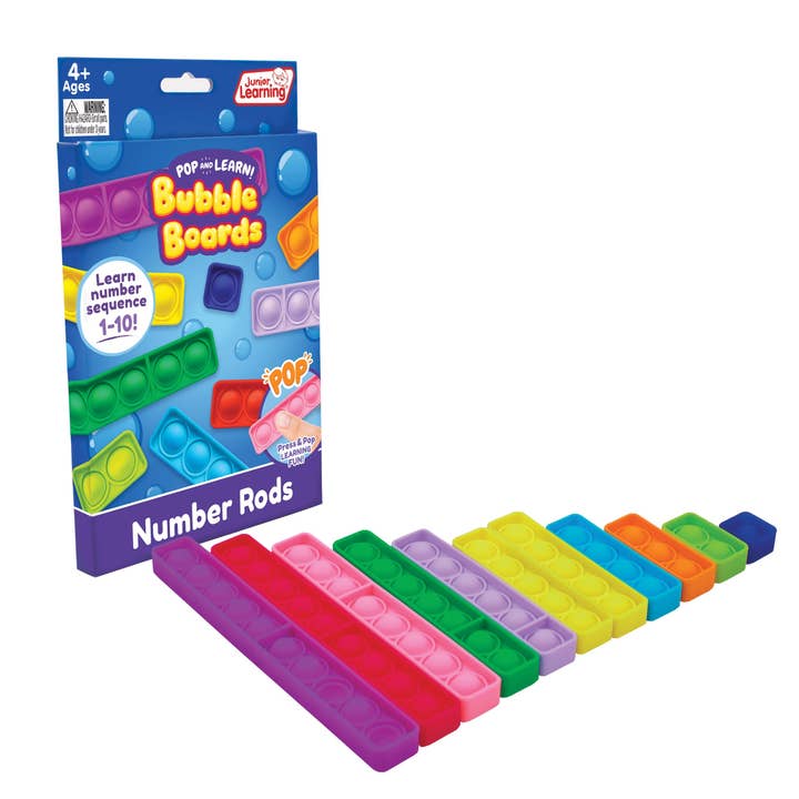 Number Rod Bubble Boards for wholesale by Junior Learning Inc.