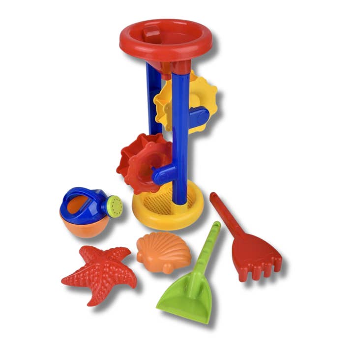 JSBlueRidge Toys - Wholesale Toy set – Kids - 5 Pcs Sand Toy With Water Wheel For Kids1