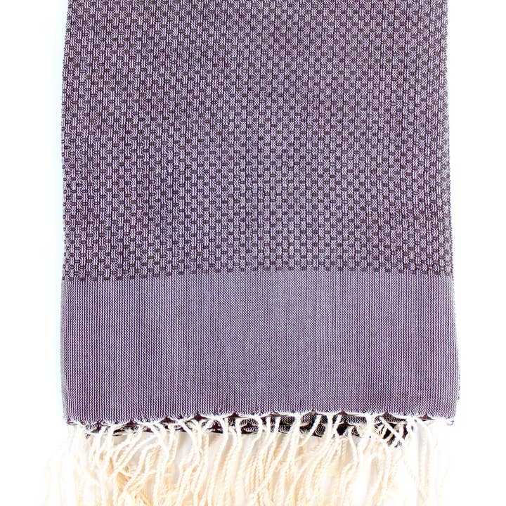 Scents and Feel – wholesale Badhandduk – Fouta-handduk i bikaksmönster - enfärgad22