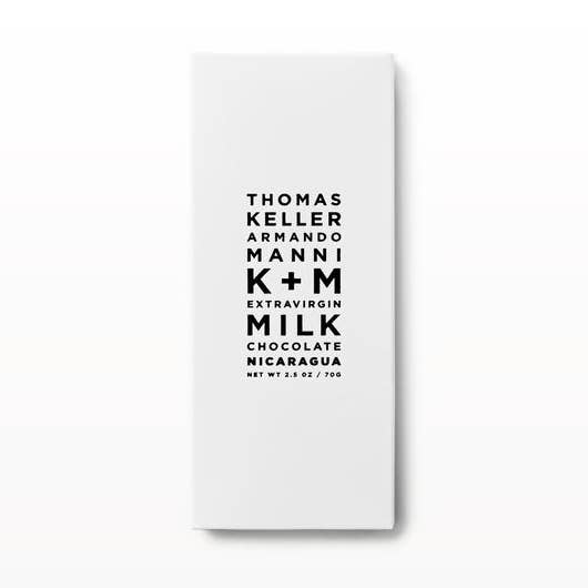 K+M Extravirgin Milk Nicaragua, 2.5oz for wholesale by K+M Chocolate
