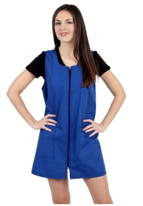 West Rose abbigliamento professionale – wholesale Apron – JENNIFER ROYAL BLUE WORK JACKET0