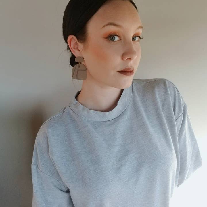 That Clay Girl Co. - Wholesale Dangle Earrings - RUSKA #4 | Polymer Clay Earrings | Bas Relief | Dangle Earri6