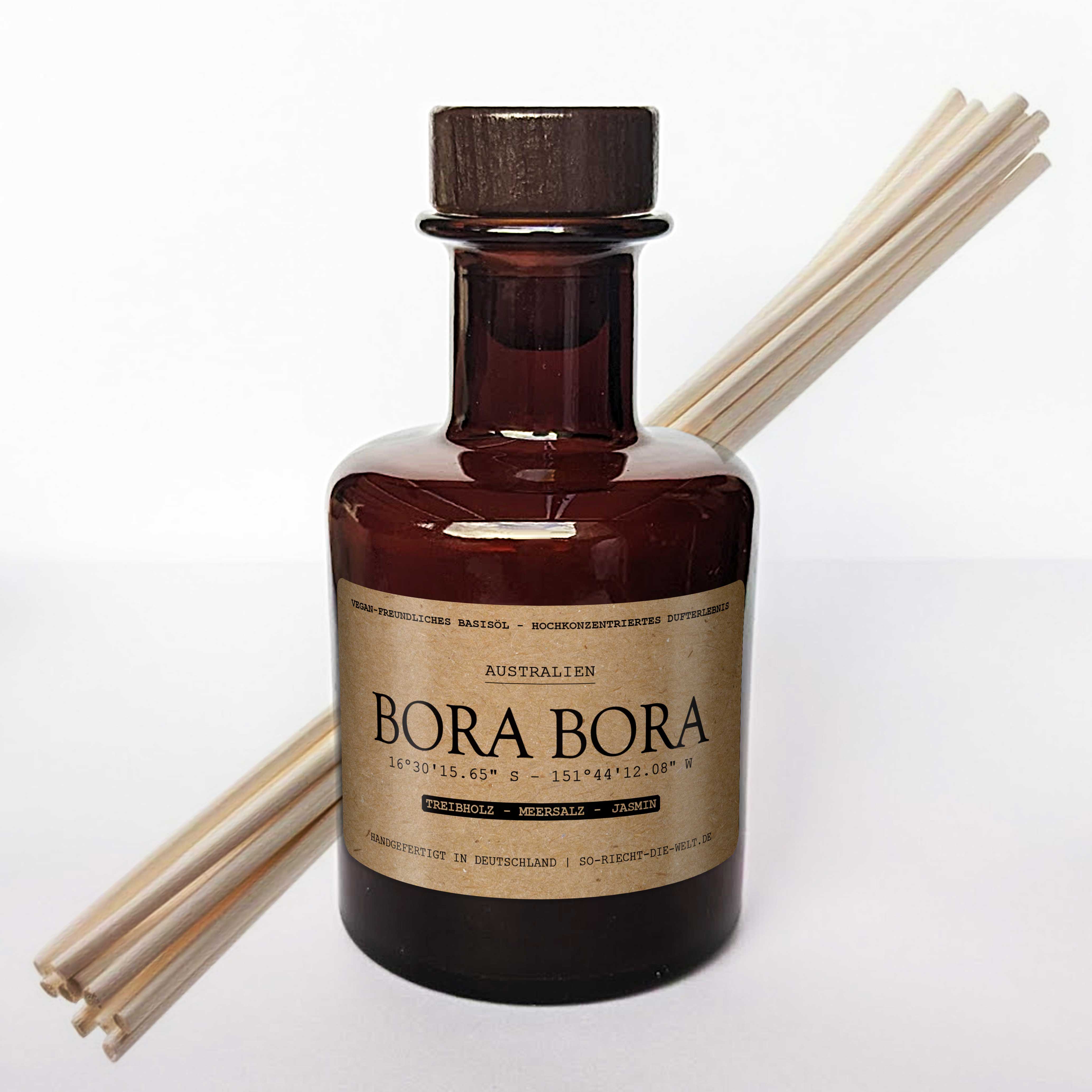 So riecht die Welt - Vendita all'ingrosso Diffusori a lamella - Diffusore di profumo per ambienti Bora-Bora - Legno driftwood, Sale marino, Gelsomino0