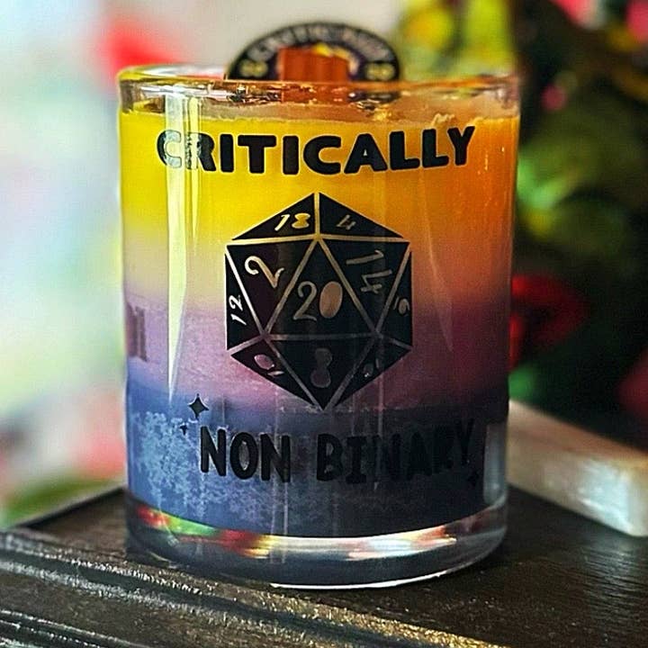 Critically non binary candle for wholesale by Dharmatribe