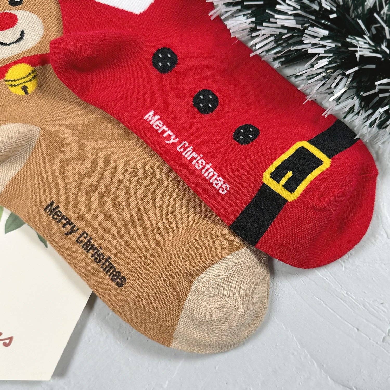 7DAYSSOCKS - Wholesale Socks - Women's - Women's Crew Santa Friends Socks4