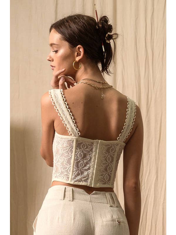 ILLA ILLA - Wholesale Corset - Women's - Floral Lace Corset9