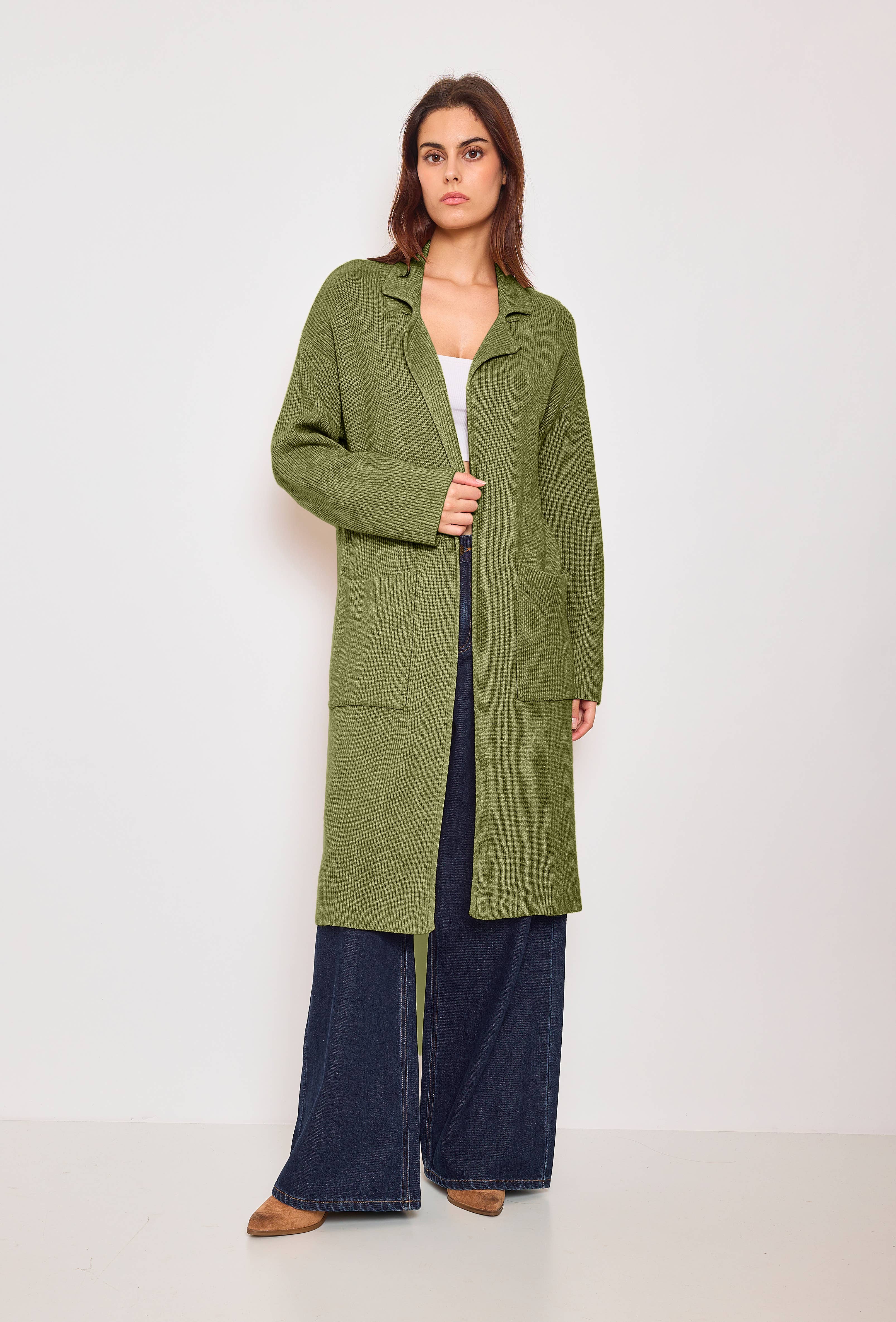 SUNNY STUDIO - Wholesale Jacket - Women's - Oversized jacket with collar and pockets0