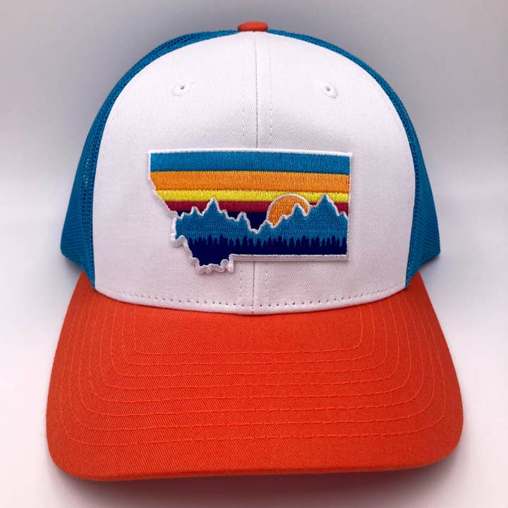 Hats - Scenic Neon Montana (2-Color Options) for wholesale by Tree City Stickers