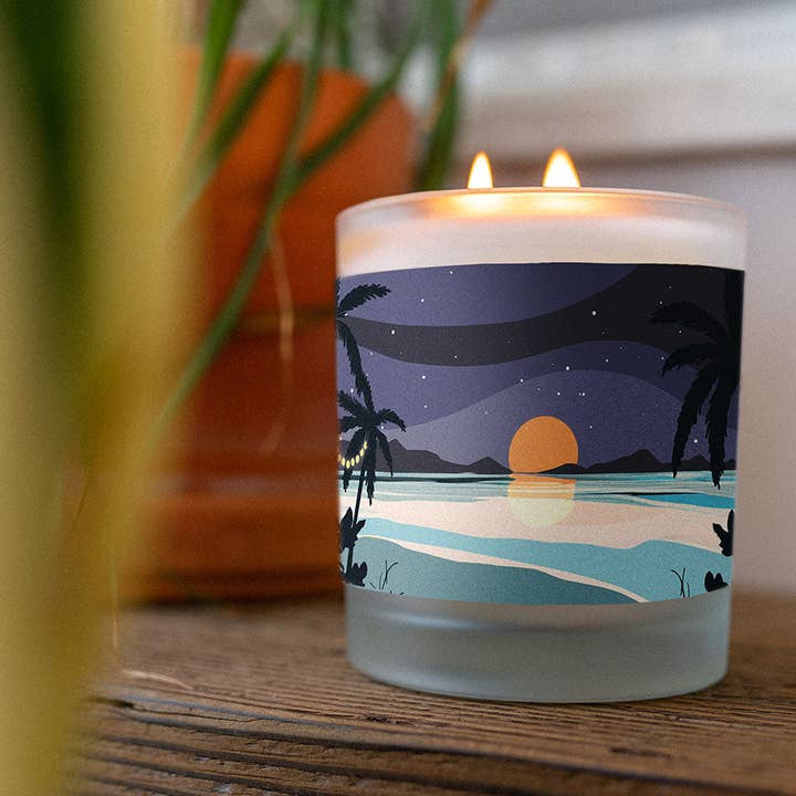 Yeti on Holiday Sandal Candle for wholesale by Sandal Candle