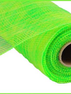 10"X10YD MULTI STRIPE MESH - LIME GREEN/GREEN - RE1382NK for wholesale by General Wholesale Inc