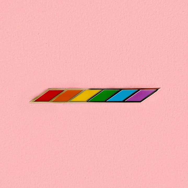 Unexpected Flair - Wholesale Lapel Pin/Button - Pride Bar Enamel Pin