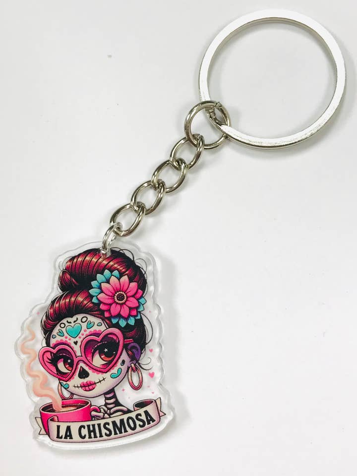 La Chismosa Schlüsselanhänger Spill The Tea für den Großhandel von SimpleNGreat